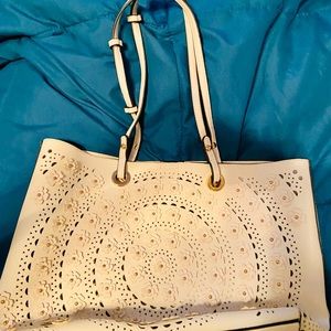 White purse
